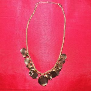 Gold coins necklace
